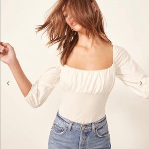 REFORMATION MARI TOP NWT never worn IVORY